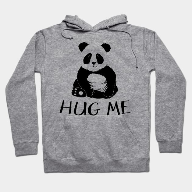 Cute Hug Me Panda Bear Tshirt | Fancy Panda-Lover Hoodie by SkizzenMonster